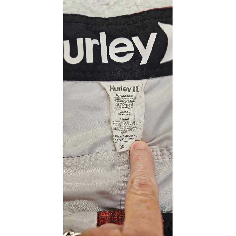 Hurley‎ Size 36 Surf Sand & Fun  board shorts With Side Pocket - Picture 5 of 7